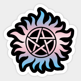 Supernatural Transgender Pride Sticker